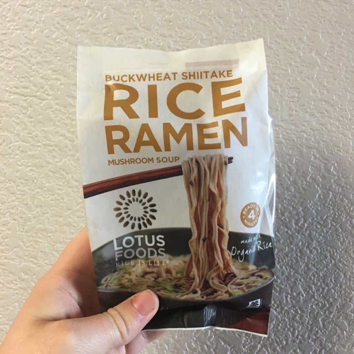 photo of Lotus Foods - Rice Is Life Buckwheat Shiitake Rice Ramen: Mushroom Soup shared by @lisseatsplants on  06 Feb 2020 - review