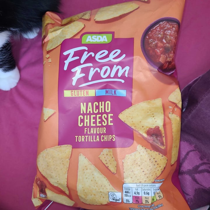 photo of Asda Free From Nacho Cheese Flavour Tortilla Chips shared by @musicality on  26 Apr 2022 - review