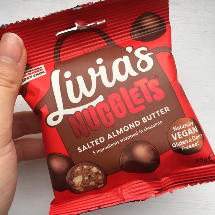 photo of Livia's Salted almond butter nuggets shared by @claudeshungry on  02 Feb 2021 - review