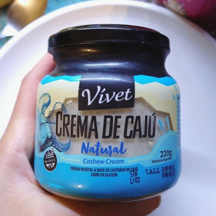 photo of Vívet Crema de Cajú Natural shared by @celisosaluna on  15 Oct 2021 - review
