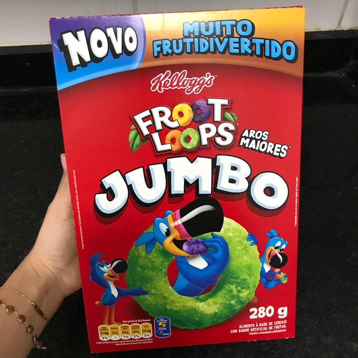 photo of Kellogg froot loops Jumbo shared by @isabelamarino on  23 Feb 2022 - review