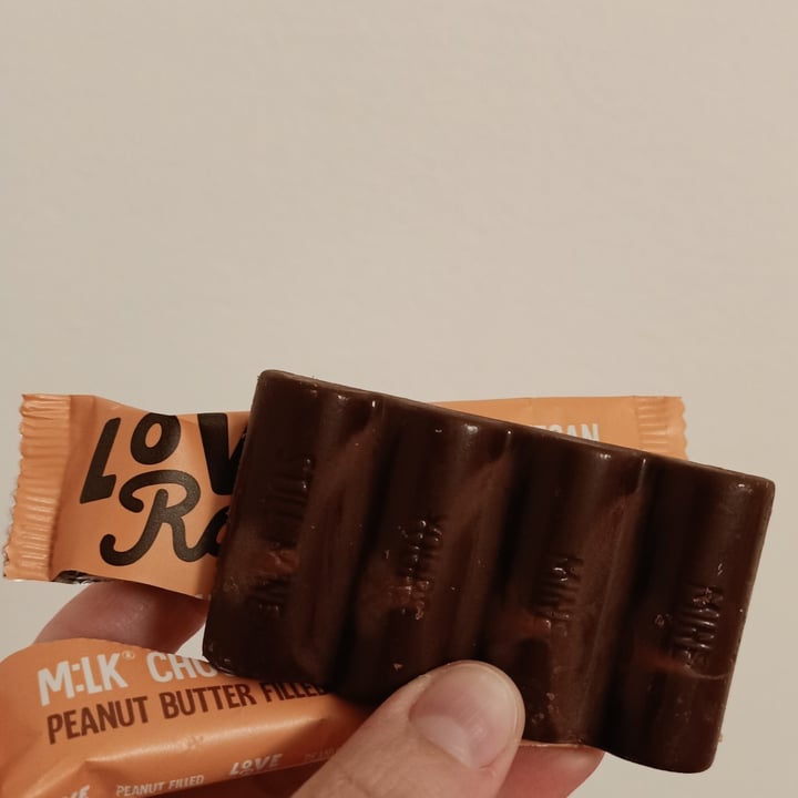 photo of LoveRaw Peanut Butter Filled M:lk Choc Bar shared by @marsss on  28 Jan 2022 - review