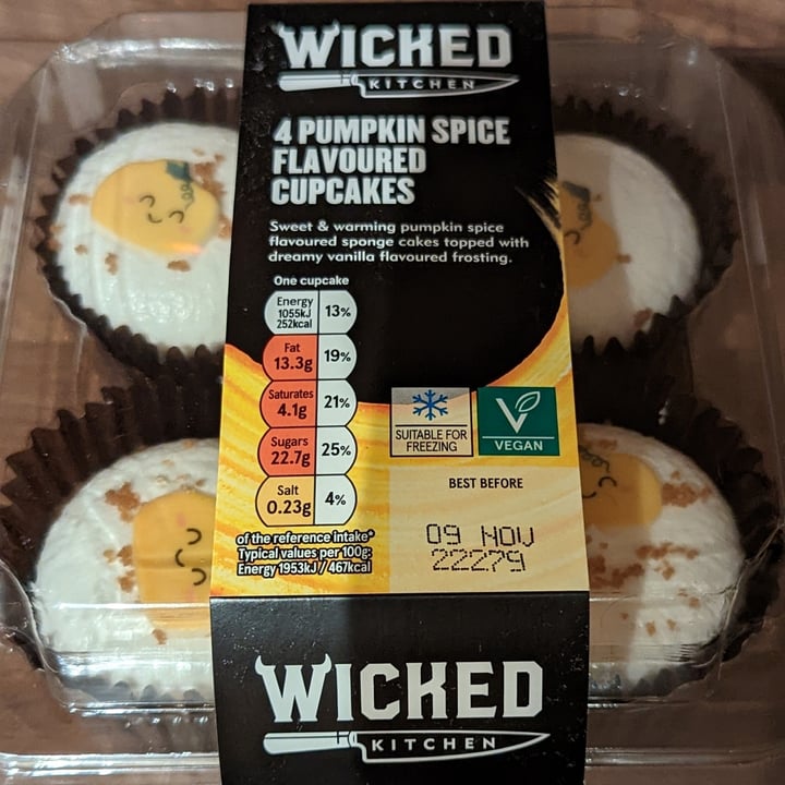 photo of Wicked Pumpkin Spice Cupcakes shared by @missvegan88 on  27 Oct 2022 - review