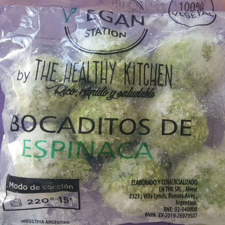 photo of Vegan station Bocaditos de espinaca shared by @cef on  10 Aug 2020 - review