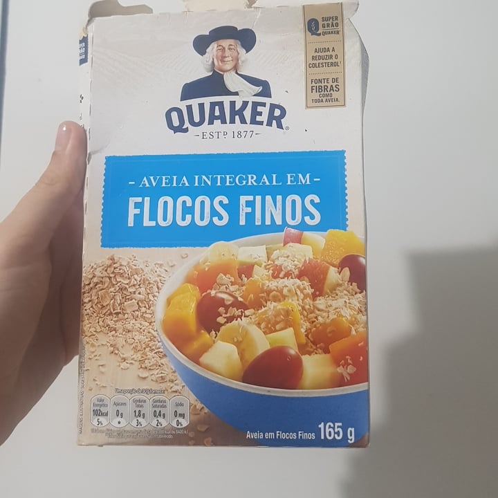 photo of Quaker Aveia em flocos - integral shared by @carolfrnds on  18 Oct 2022 - review