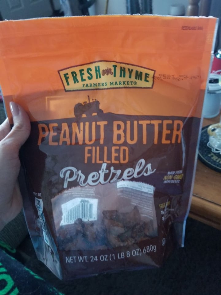 Fresh Thyme Market Peanut butter filled pretzel bites Review | abillion
