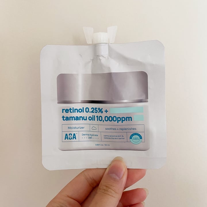 review photo of AOA Skin Retinol 0.25% + Tamanu Oil 10,000 ppm Moisturizer shared by @christinesong on 06 Dec 2021 - review
