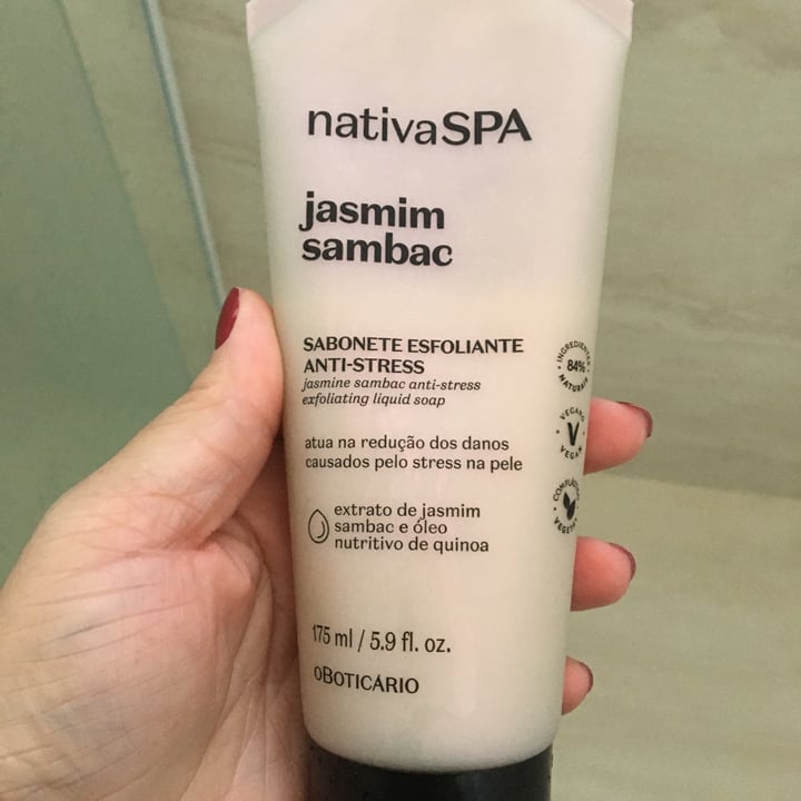 photo of O Boticário Nativa SPA Jasmin Sambac shared by @lunachiarello on  20 May 2022 - review