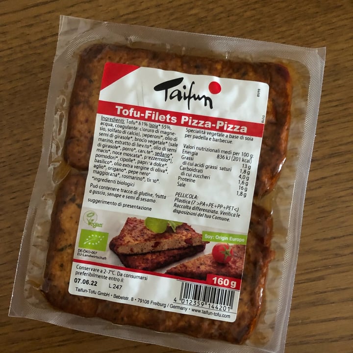 review photo of Taifun Tofu pizza shared by @sarahloveanimols22 on 21 May 2022 - review