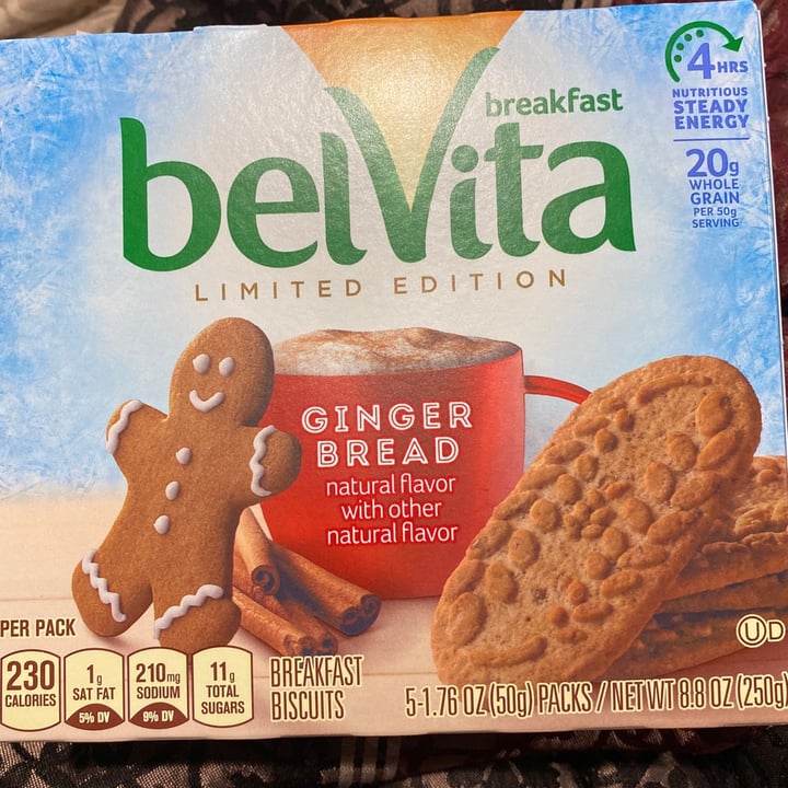 photo of belVita Belvita Limited Edition Ginger Bread Biscuits shared by @littlejon598 on  21 Oct 2020 - review