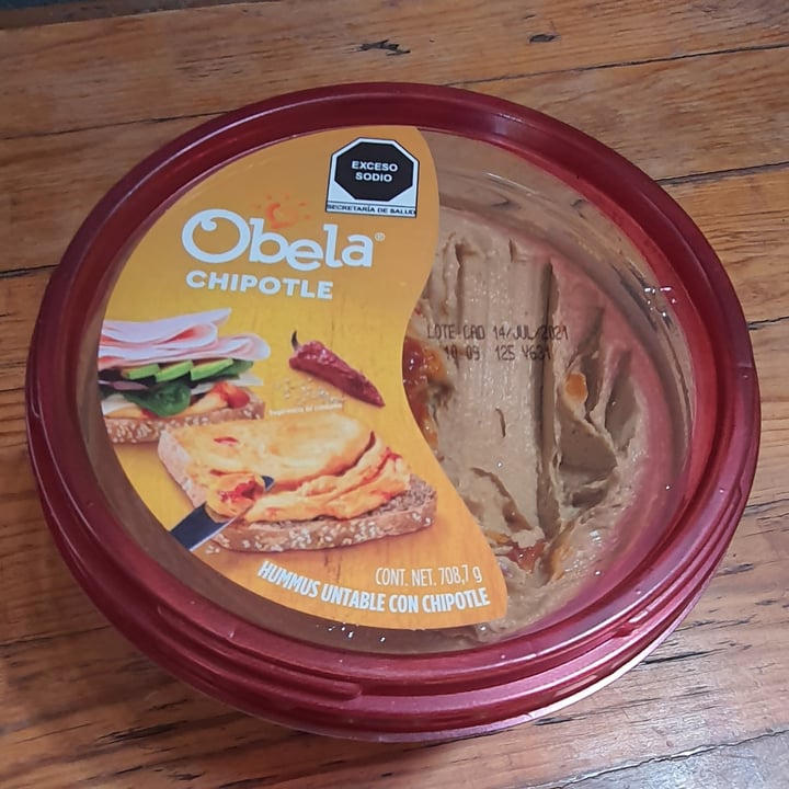 photo of Obela Hummus Chipotle shared by @arturogof on  05 Jun 2021 - review