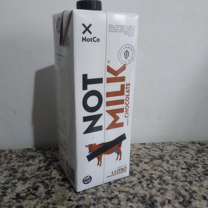 photo of NotCo Not Milk sabor chocolate shared by @mik-belmonte on  29 Sep 2022 - review