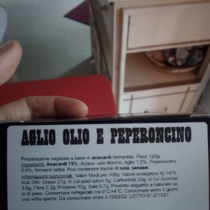 review photo of Il CashewFicio Aglio, Olio E Peperoncino shared by @silvias on 12 Mar 2022 - review