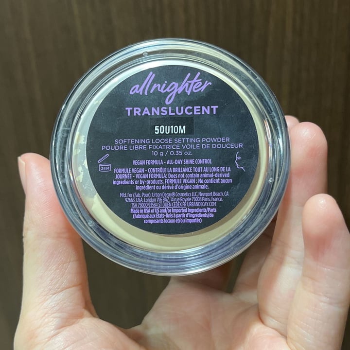 review photo of Urban Decay all nighter softening loose setting powder shared by @bchuaaa on 03 Dec 2021 - review