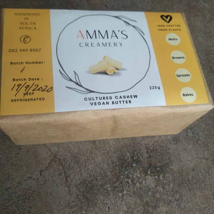 review photo of Amma’s Creamery Cultured butter shared by @chefmegz on 21 Oct 2020 - review
