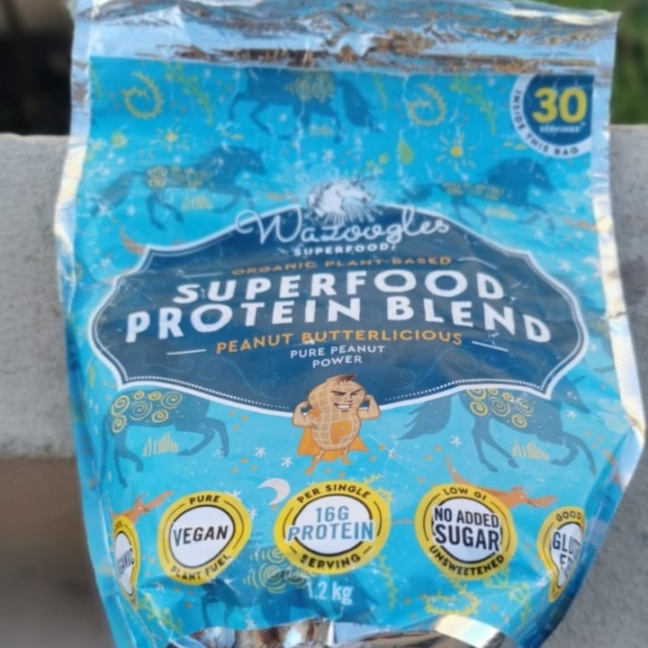 photo of Wazoogles Superfood Super food protein blend peanut butterlicious shared by @kapina on  20 Feb 2022 - review