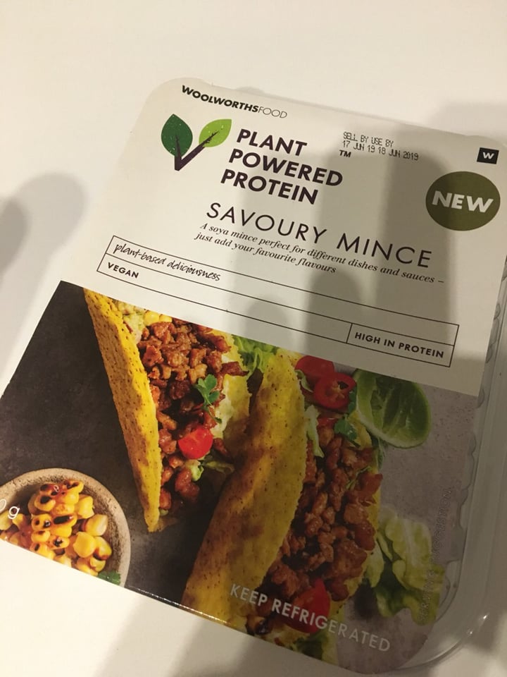 photo of Woolworths Food Savoury Mince shared by @lollygreve on  02 Aug 2019 - review