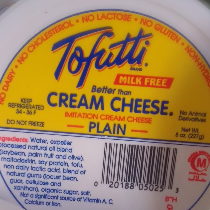 photo of Tofutti Cream cheese Nature shared by @rammar on  25 Mar 2022 - review