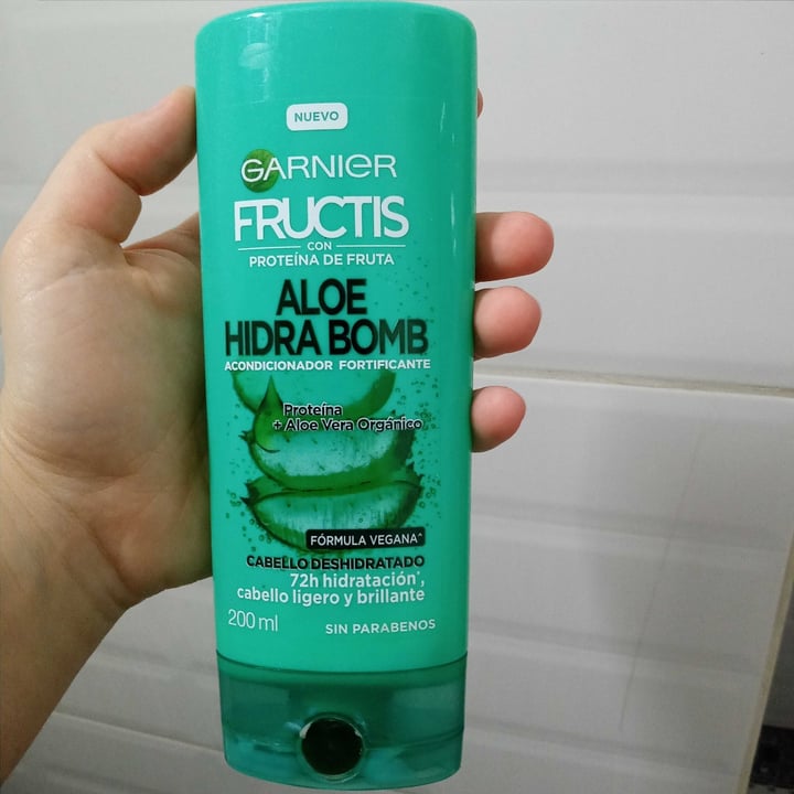 review photo of Garnier Aloe Hidra Bomb Acondicionador Fortificante shared by @ludville on 03 Sep 2020 - review