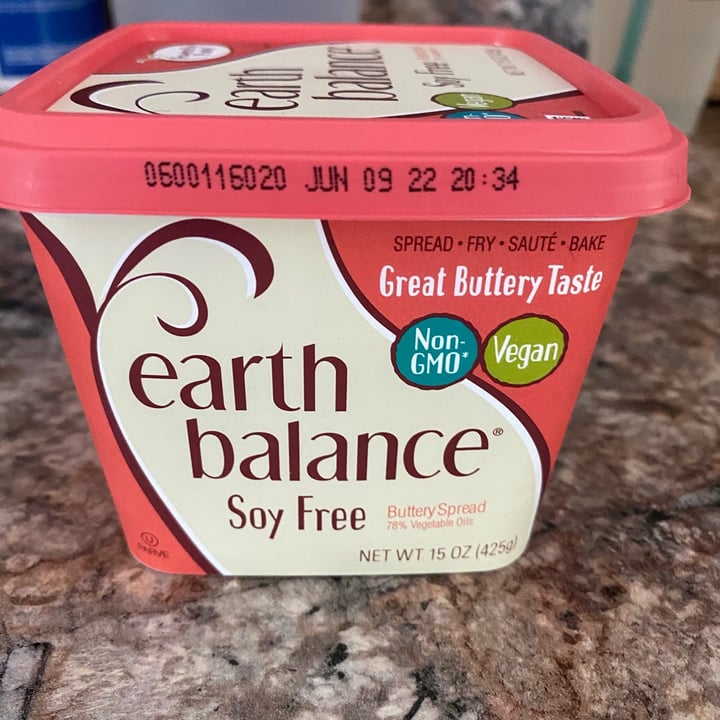 photo of Earth Balance Earth Balance Soy Free shared by @terrif on  30 Aug 2021 - review