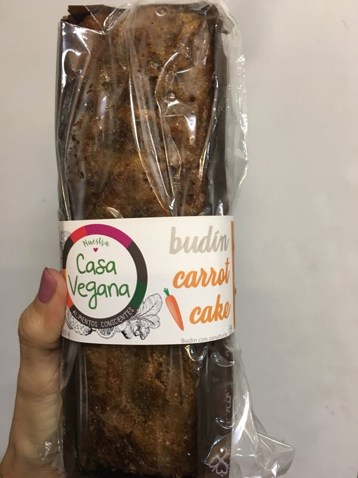 photo of Casa Vegana Budín Carrot Cake shared by @rominanotero on  01 Aug 2019 - review
