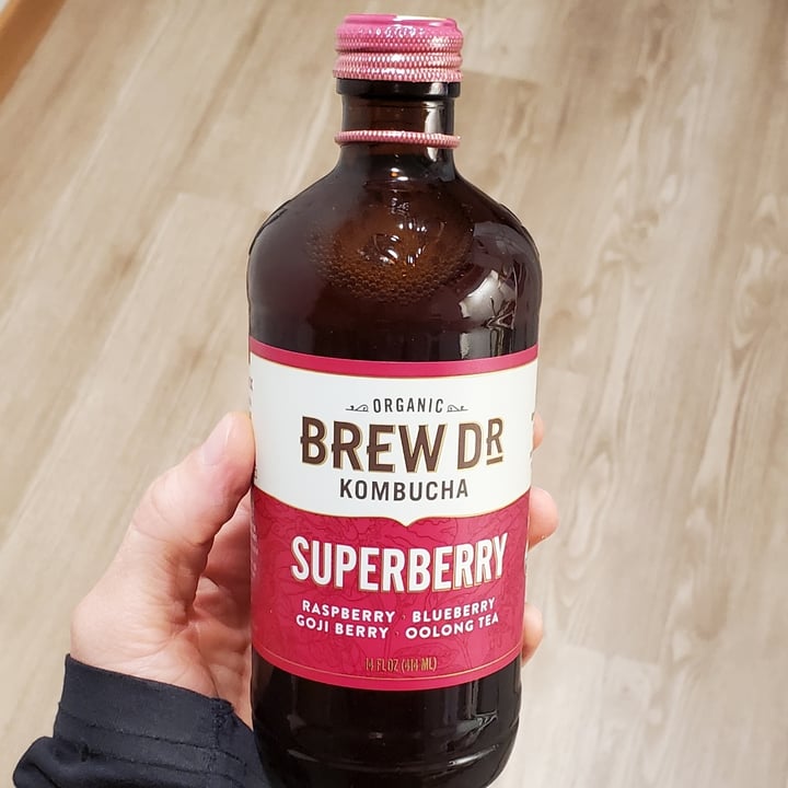 photo of Brew Dr. Kombucha Superberry shared by @brtjohns on  19 Dec 2021 - review