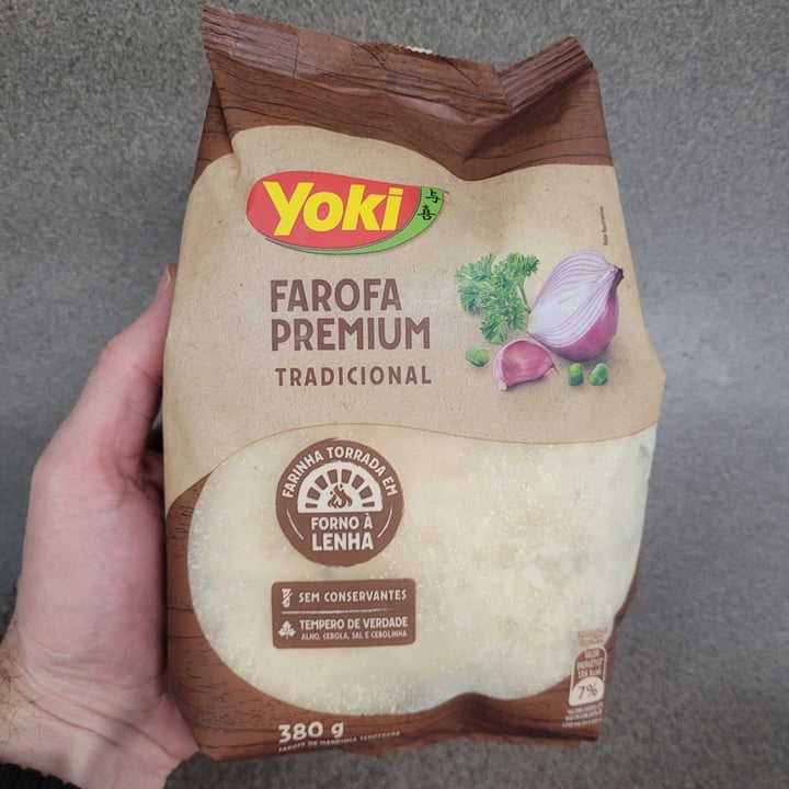 photo of Yoki Farofa Premium Tradicional shared by @josefelipe on  17 Jul 2022 - review