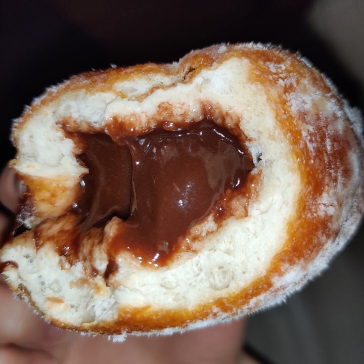 photo of Morrisons Chocolate orange doughnuts shared by @cr0vegan on  28 Mar 2021 - review