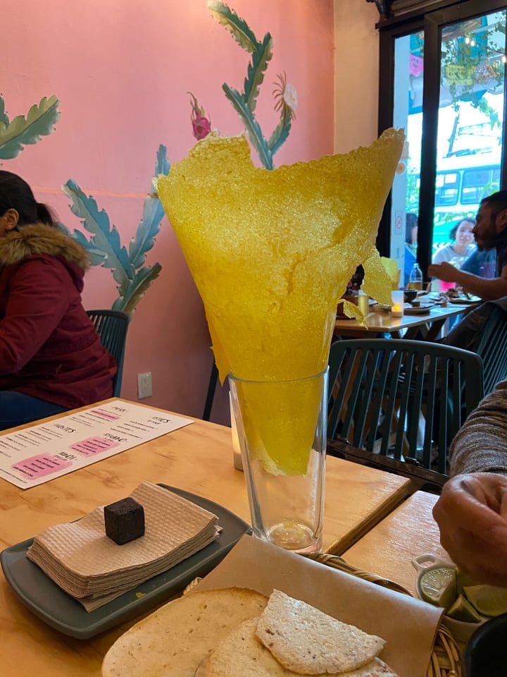 photo of La Pitahaya Vegana Chicharrón de queso de almendra 🧀 shared by @ilse on  26 Dec 2019 - review