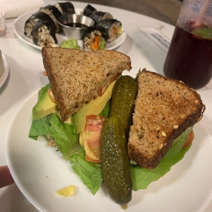 photo of Sprout Vegan Cafe ‘Tuna’ Sandwich shared by @klindvall on  19 Dec 2021 - review