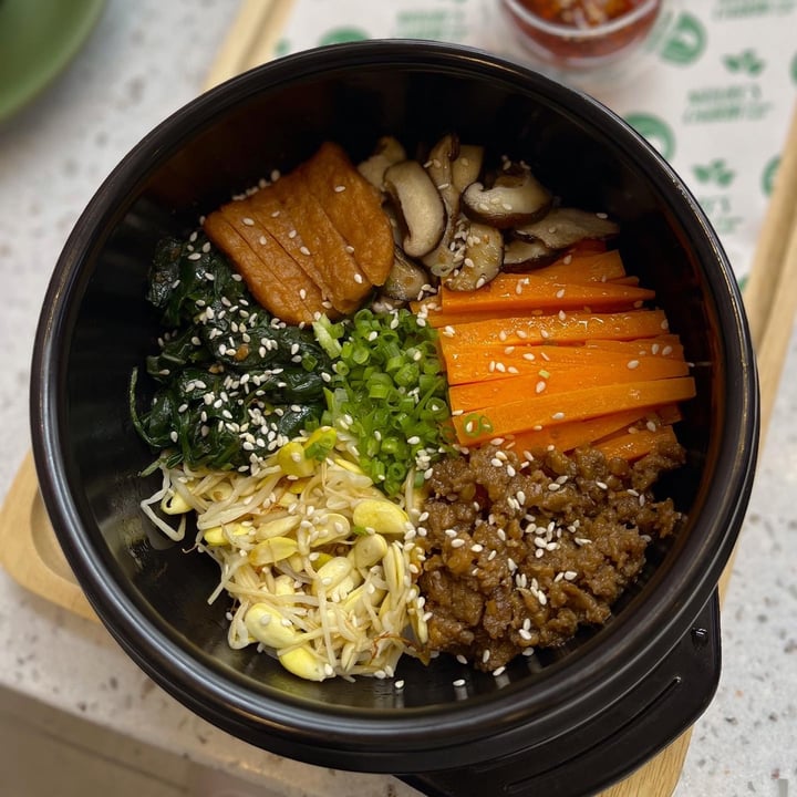 photo of Nature’s Charm Vegan Cafe bibimbap shared by @wanlissa on  26 Sep 2022 - review