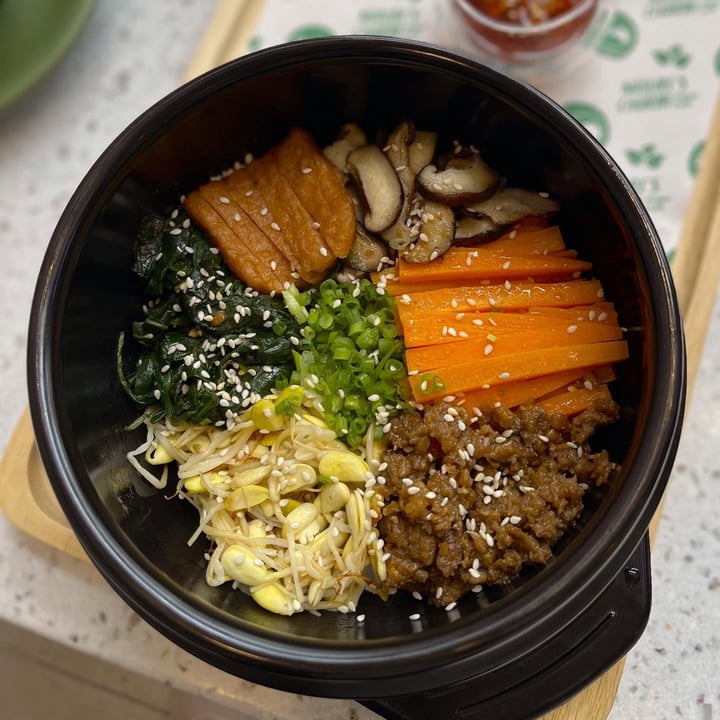review photo of Nature’s Charm Vegan Cafe bibimbap shared by @wanlissa on 26 Sep 2022 - review