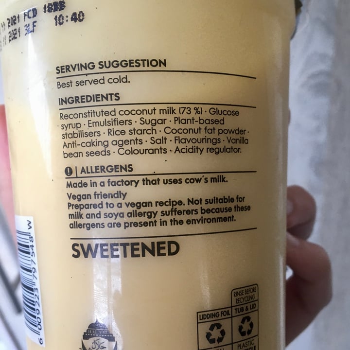 photo of Woolworths Food Vanilla dessert sauce shared by @taz on  28 Oct 2021 - review