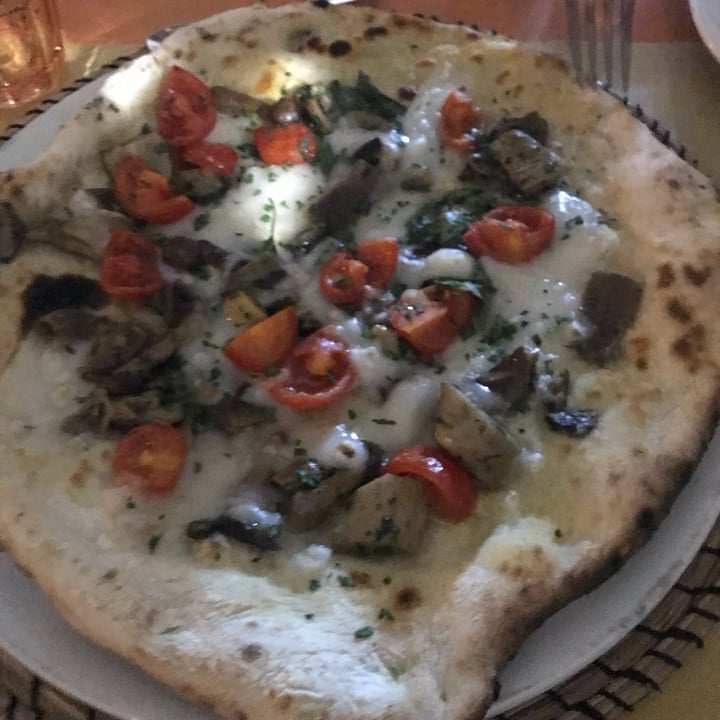 photo of Ristorante Modigliani covaccino mozza veg, pomodorini, funghi e prezzemolo shared by @vanessaaa on  10 Sep 2022 - review