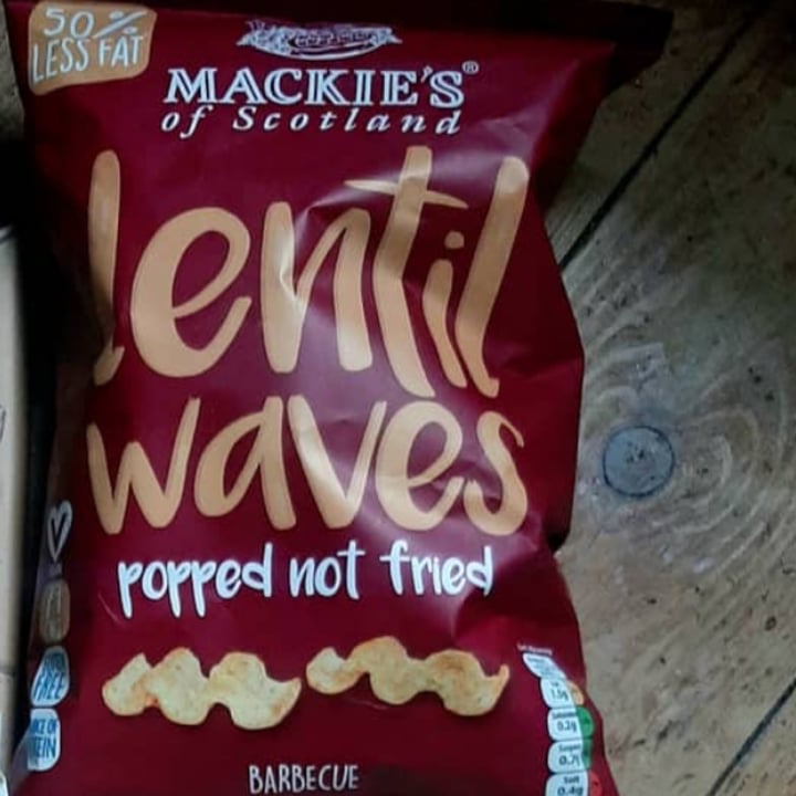 photo of Mackie's of Scotland BBQ Lentil waves shared by @katmarievegan on  01 Oct 2021 - review