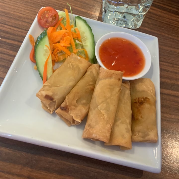 photo of The Cotton House Chinese And Thai Restaurant Mini Thai Vegetable Spring Rolls shared by @rebeccahart2000 on  10 Sep 2020 - review