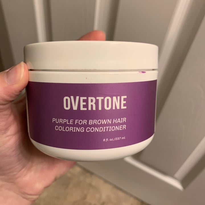 photo of oVertone Haircare Purple for Brown Hair shared by @faulkiners on  16 Nov 2020 - review