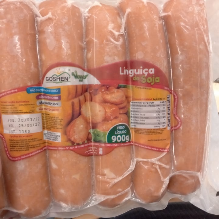 review photo of Goshen Vegges Linguiça De Soja shared by @lucassiqueira on 21 Jun 2022 - review