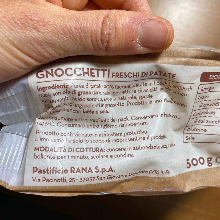photo of Gioiaverde  Rapa Rossa  Gnocchetti Freschi Di Patate shared by @linda0597 on  14 Apr 2022 - review