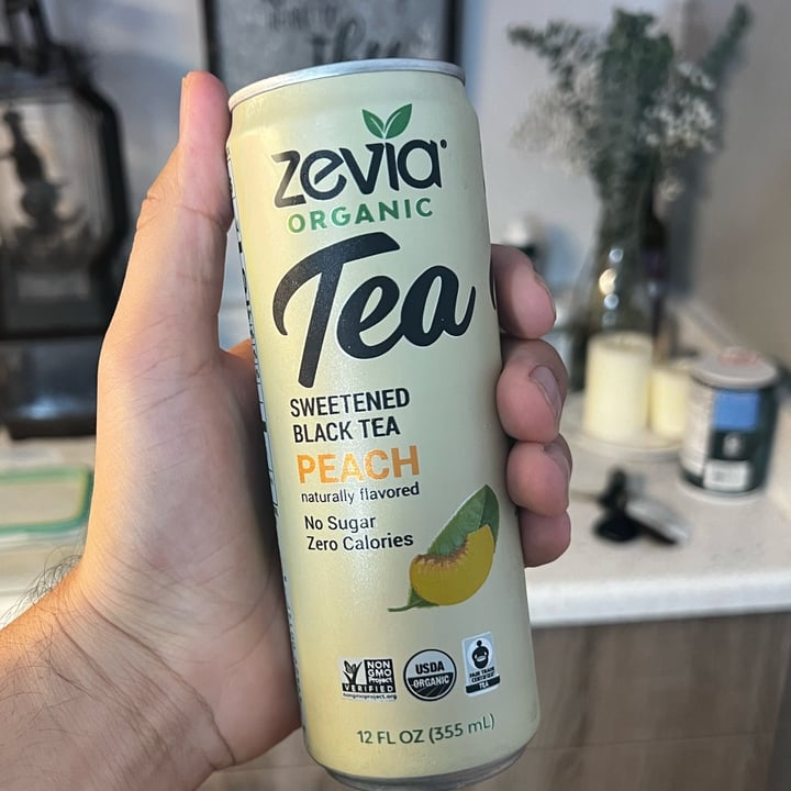 photo of Zevia Sweetened Black Tea with Peach shared by @victorg116 on  06 Sep 2022 - review