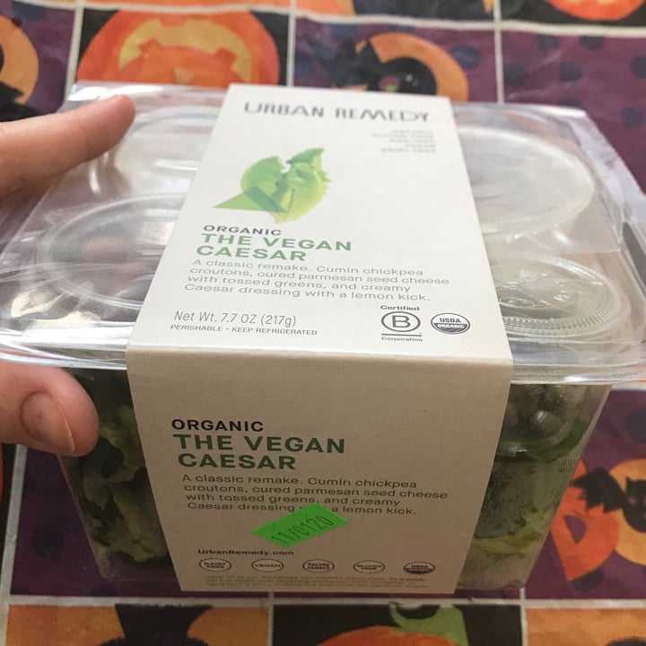 review photo of Urban Remedy Caesar salad shared by @serenaraquel on 31 Dec 2020 - review