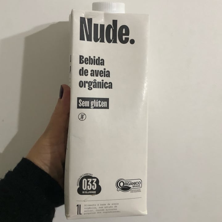 photo of Nude Bebida de aveia orgânica sem glúten shared by @naturokaka on  20 Jun 2022 - review