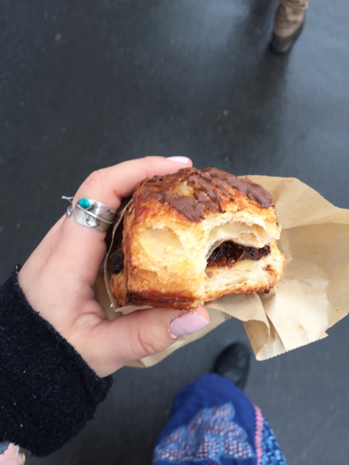 review photo of V1 Vegan Store Chocolate croissant shared by @angelachandler on 03 May 2018 - review