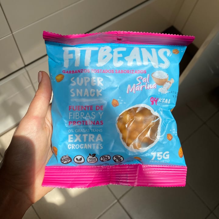 photo of Fitbeans Garbanzos Tostados Sal Marina shared by @camifernandez on  16 Nov 2020 - review