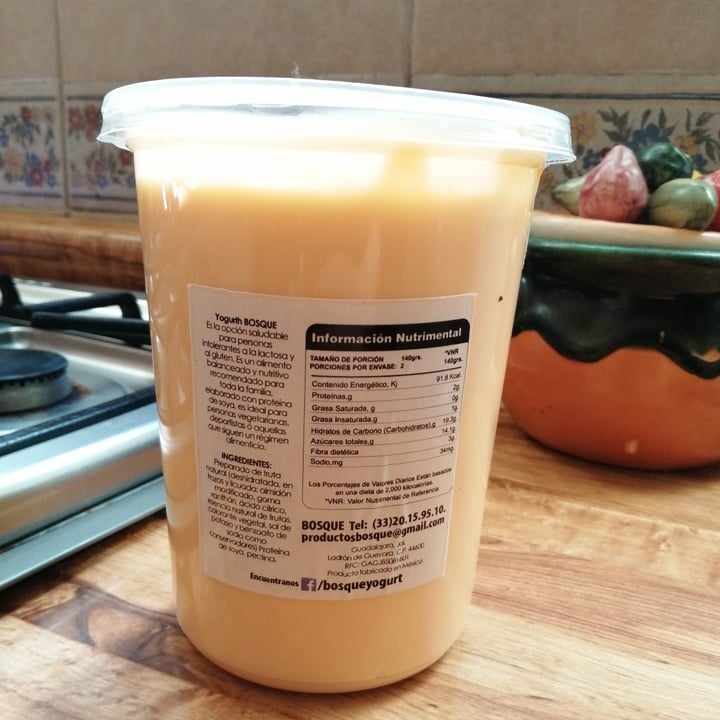 review photo of Bosque Yogurt de soya de durazno shared by @taniamirel on 13 Mar 2021 - review