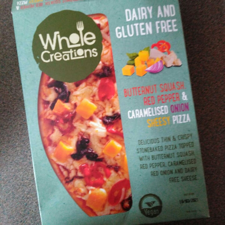 photo of Whole Creations Whole Creations Butternut squash pizza shared by @carolwrightmilne on  02 May 2020 - review