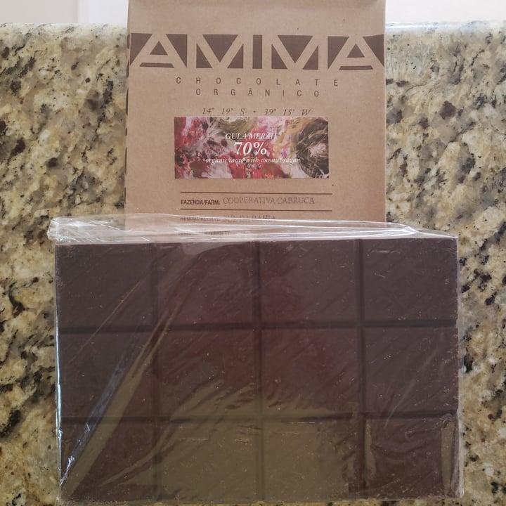 photo of AMMA Chocolate AMMA 70% Gula Merab shared by @scs on  03 Nov 2022 - review