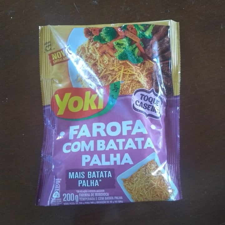 photo of Yoki farofa com batata palha shared by @mikaeldsy on  20 Nov 2022 - review