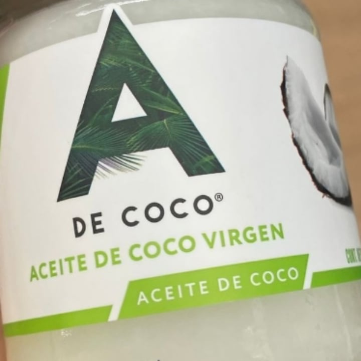 photo of A de Coco Aceite de coco shared by @yessimayorga1 on  28 Jun 2022 - review