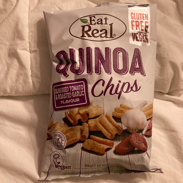 photo of Eat Real Sundried Tomato & Roasted Garlic Flavour Quinoa Chips  shared by @-margot- on  01 Jul 2021 - review